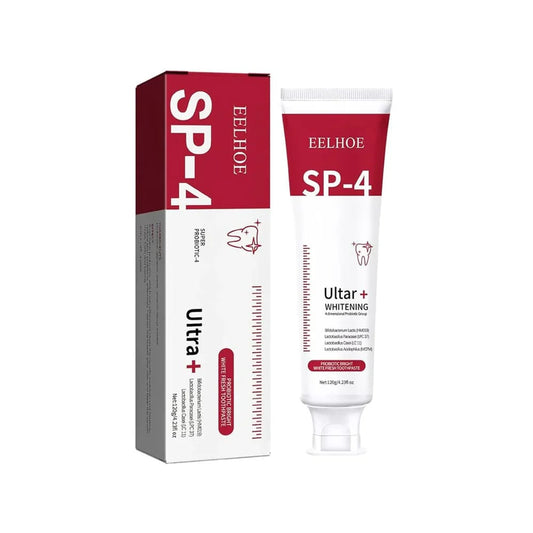 Eelhoe SP-4 Ultra + Probiotic Bright White Fresh Toothpaste – 120g